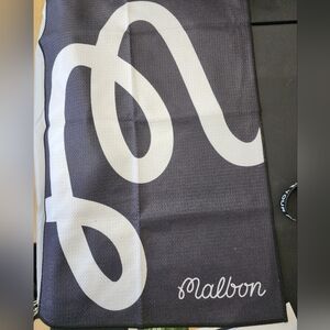 Malbon Black and White Golf Towel
